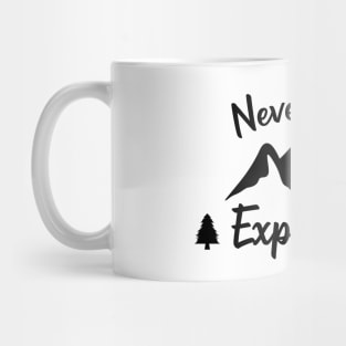 Never Stop Exploring Mug